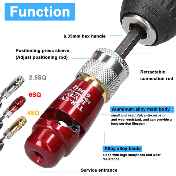 Zeerna™ Wire Stripping Tool & Wire Twisting Connector