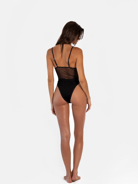 Zeerna™ Tan Through Swimsuit